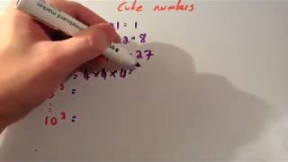 Cube Numbers  Corbettmaths [upl. by Inaluiak]