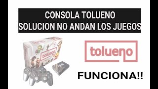 Consola Tolueno Solucion No Andan los Juegos [upl. by Notnelc]