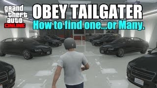 GTA V Online  How to find an Obey Tailgater Michaels Car GTA 5 Rare Vehicle After Patch 113 [upl. by Schultz]