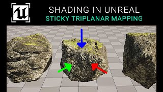 Unreal Engine 53  Sticky Triplanar ProjectionMapping [upl. by Xantha]