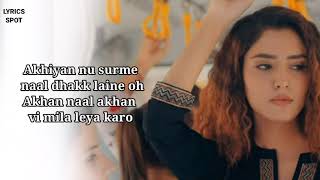 KALA TIKKA LYRICS – RAVNEET  Latest Punjabi song  meri hi na lag jaaye nazar soneyo [upl. by Nodnrb]