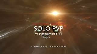 Factional Warfare Solo PvP  T1 destroyers 1  Algos menace [upl. by Irihs112]