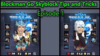 Blockman Go Skyblock tips and tricks episode 1 9 10 2024 [upl. by Lemmie]