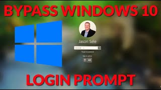 Bypass Windows 10 Login Prompt [upl. by Kippy]