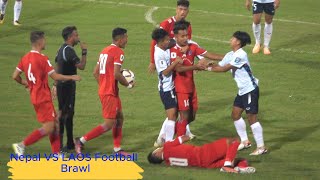 Nepal VS Laos  Football brawl in Dasharatha Stadium  Fifa World Cup Qualifiers [upl. by Refinneg609]