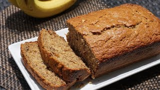 The Perfect Moist BANANA BREAD Recipe [upl. by Liemaj]