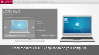 LG TVs How To Share Your Windows 7 or 8 Screen On Your LG WebOS TV [upl. by Etiragram46]