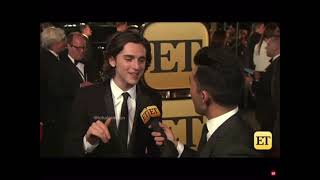 Timothee chalamet telling people how to pronounce his name for 25 seconds straight [upl. by Anelis]