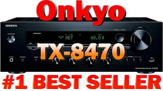 Onkyo TX8470 2 Channel Stereo Receiver with WiFi Bluetooth Phono HiRes Audio and Roon Ready [upl. by Ultun]