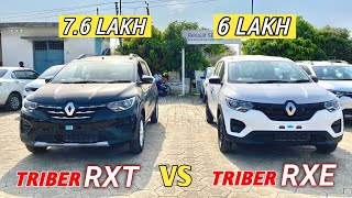 Triber Rxt vs Triber Rxe 2024  RXE vs RXE  Renault Triber rxe vs rxl [upl. by Fredel]