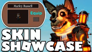 NEW PIGGY MARLEY RUSSELL SKIN SHOWCASE Jumpscare Emotes amp Music [upl. by Acimot]