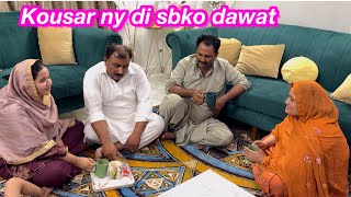 Kousar ny di subko dawat  busy life  Sitara yaseen vlog [upl. by Lumbye]