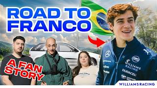 ROAD TO FRANCO  From Argentina to Brazil to meet Franco Colapinto ft Alex Pelao  Williams Racing [upl. by Nodab598]