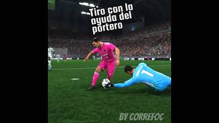 Tutorial Tiro con la AYUDA DEL PORTERO en FC25 [upl. by Harret734]