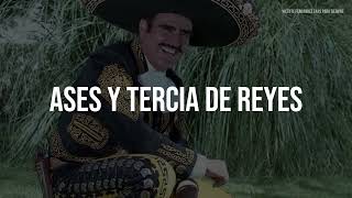 Vicente Fernández  Ases Y Tercia De Reyes LETRA [upl. by Yetta]