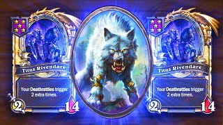 THE LUCKIEST DOG GAME EVER  Hearthstone Battlegrounds [upl. by Asile]