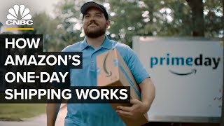 How Amazon Delivers On OneDay Shipping [upl. by Ingelbert]