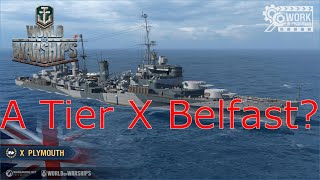 World of Warships A Tier X Belfast [upl. by Lamont200]