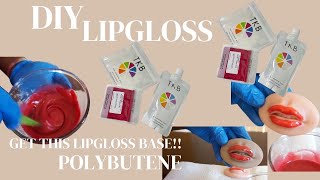 💫YOU NEED THIS LIPGLOSS BASENO VERSAGEL DIY LIPGLOSS PERFECT RED 💄 [upl. by Hubing]