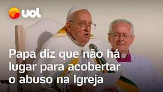 Papa diz que não há lugar para acobertar o abuso na Igreja e pede por cessarfogo no Oriente Médio [upl. by Vogeley506]