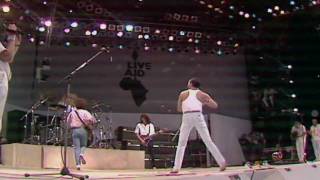 Queen Live Aid 1985  Bohemian Rhapsody  Radio Ga Ga [upl. by Ayanad663]