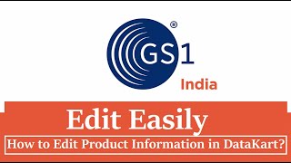 How to Edit Gs1 Barcode in Hindi  Barcode Video Tutorial  GTINs using DataKart [upl. by Ojyma]