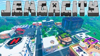 ME REGALAN LA NUEVA CIUDAD DE JENGA CITY EN MINECRAFT TROLL 😱 [upl. by Doownel]