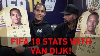 Discussing Virgil Van Dijks FIFA 18 stats [upl. by Maddeu]