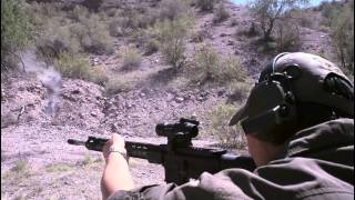 Officer Derek first time shooting the TacCon 3MR AR15  AR10 [upl. by Merrielle]