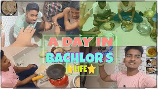 😎 A DAY IN Bachelors life  full masti vlog 🤣vlog bachlors [upl. by Issiah]