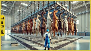 Inside The Horse Farm Secrets Of The Billion Dollar Horse Meat Industry  Farming Documentary [upl. by Green726]