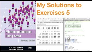 Microeconometrics using Stata Solutions to Exercises 5 [upl. by Bac]