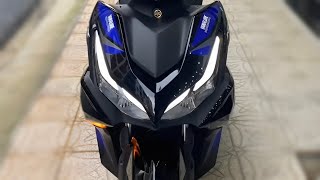 2024 Newly Launched YAMAHA AEROX 155 ABS MONSTER ENERGY Latest Review Price Specs and Walkaround [upl. by Retsel]