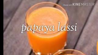 papaya lassiboppayi lassiPapita Ke Fayde papaya juice [upl. by Yanffit396]