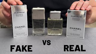 Fake vs Real Chanel Egoiste Platinum Perfume 100 ml [upl. by Kazmirci]