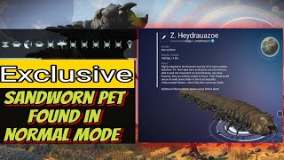 sandworm pets in normal mode no mans sky 2021 [upl. by Kovar305]