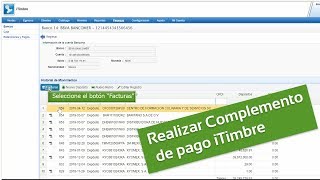 ¿Como realizar un complemento de pago Con iTimbre muy fácilmente [upl. by Terle]