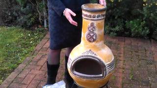 Clay Chiminea Repair  ChimineaShopcouk [upl. by Files]