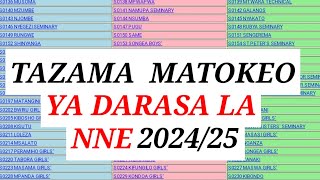 TAZAMA HAPA MATOKEO YA DARASA LA NNE NECTA 202425 JINSI YA KUTAZAMA MATOKEO SFNA [upl. by Fiorenze]