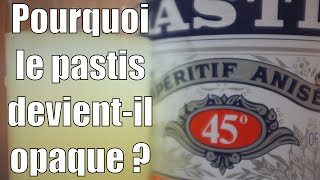 Pourquoi le pastis devientil opaque quand on lallonge [upl. by Ellehcar]