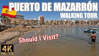 CAPTIVATING Walking Tour of Puerto de Mazarron and Batería de Castillitos Spain [upl. by Seira]