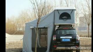 Hard shell roof top tent  Annex room [upl. by Ueih]