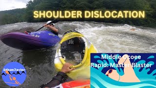 Kayaking and then dislocating my shoulder on The Ocoee River [upl. by Mahtal]