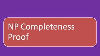 NP Completeness for dummies NP Completeness Proofs [upl. by Attiuqihc]