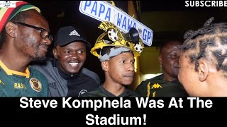 SuperSport United 10 Kaizer Chiefs  Steve Komphela Was At The Stadium [upl. by Nnil]