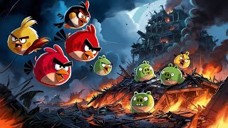 Angry Birds 2 The Battle Continue Amazing View Destroyed Green Pigs Walk Through Revenge Reloded [upl. by Asatan]