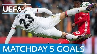 Tosun Suárez Ibrahimović and more Matchday five stunners [upl. by Wun]