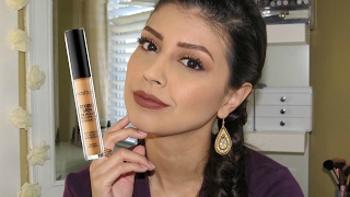 SMASHBOX FULL COVERAGE 24 HR FOUNDATION  OILY SKIN REVIEW amp WEAR TEST [upl. by Delahk577]