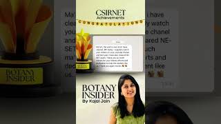 BotanyInsider  CSIR NET lifesciences June 2024 Results education [upl. by Inacana257]