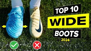 Best football boots for WIDE feet 2024 [upl. by Huei734]